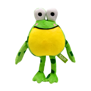 Finn the Frog Premium Plush Reading Buddy